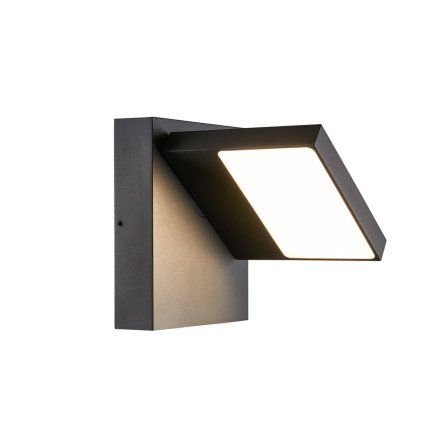 SLV Abridor, venkovní nástěnné antracitové svítidlo LED 14W, IP55, 3000/4000K