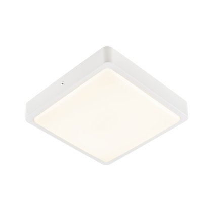 SLV Ainos, stropní svítidlo se senzorem, LED 18W 3000/4000K, bílá, 30x30cm, IP65