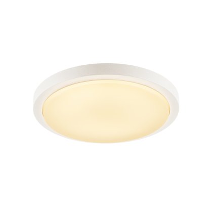 SLV Ainos, stropní kulaté svítidlo, LED 21W 3000K, antracit, průměr 30cm, IP44