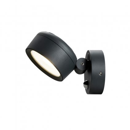 SLV Eskina, venkovní nástěnné/stropní svítidlo se senzorem, LED 14,5W 3000/4000K, antracit, IP54, stmívatelné