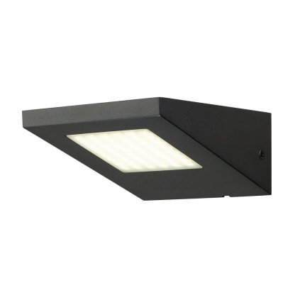SLV Iperi, venkovní nástěnné svítidlo, LED 5W 4000K, antracid, IP44