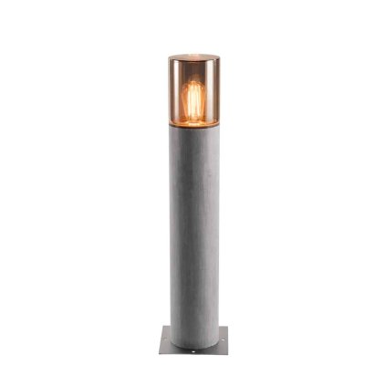 SLV Lisenne Pole 70, sloupkové svítidlo z čediče a skla, 1x E27, výška 70cm, IP54
