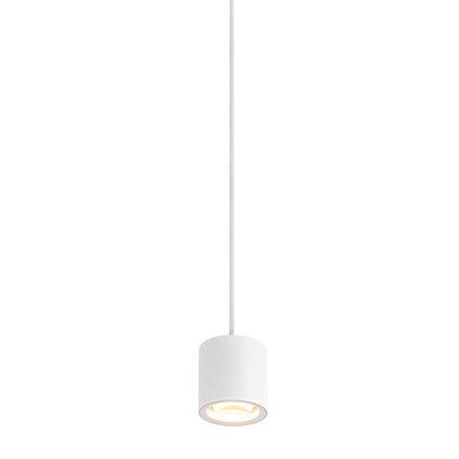 SLV Oculus, bílé závěsné svítidlo, LED 10,5W 2000-3000K, délka 250cm, bez rozety
