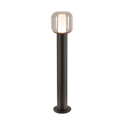 SLV Ovalisk, venkovní sloupkové svítidlo, LED 9W 3000/4000K, antracit, výška 75cm, IP65