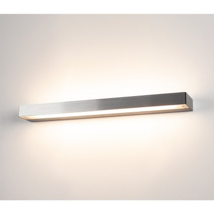SLV Sedo, nástěnné svítidlo, LED 16W 3000K, kartáčovaný hliník, délka 59cm