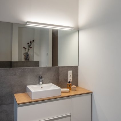 SLV Sedo, nástěnné svítidlo, LED 30W 3000K, kartáčovaný hliník, délka 89,5cm