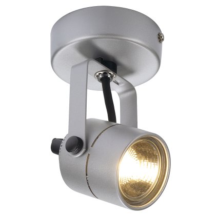 SLV Spot 79, nástěnné/stropní svítidlo, 1x GU10 max. 50 W, stříbrné, průměr 8,5cm