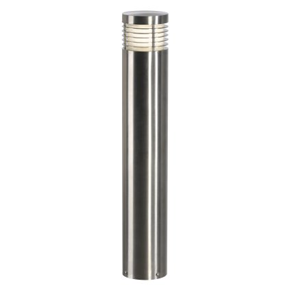 SLV Vap Slim 60, venkovní sloupek, 1x E27 max. 20 W, kartáčovaná nerez, výška 60cm, IP44