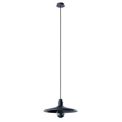 Diesel Vinyl small, černé závěsné svítidlo, 1x25W E27, prům. 32cm