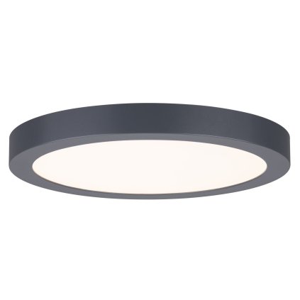 Paulmann Abia, stropní LED svítidlo, 22W 2700K, tmavě šedá, prům.30cm
