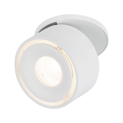 Paulmann Spircle, bílá zápustná bodovka, 8W LED 3000K, prům. 7,8cm