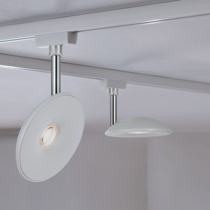 Paulmann Sphere, spot pro Urail system, 7,4W LED 2700K stmívatelné, matná bílá/chrom