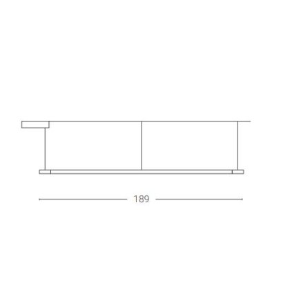 56430 4 zava cosima cerne liearni zavesne svitidlo 23w led 3000k delka 189cm