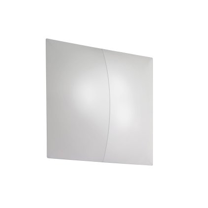 Axolight Nelly Straight, designové svítidlo z bílého textilu, 2x60W, 60x60cm