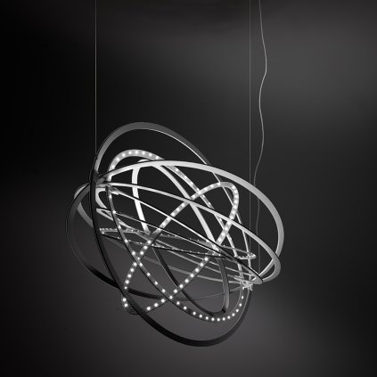 Artemide Copernico sospensione, designové závěsné LED svítidlo, 38W LED, hliník, 104x64cm