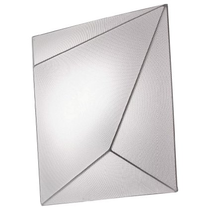 Axolight Ukiyo, stropní/nástěnné svítidlo s bílý textilním povlakem, max 3x100W E27, 110x110cm