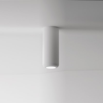 Axolight Urban Mini M, bílé stropní svítidlo, 8W LED 3000K stmívatelné, výška 16,5cm
