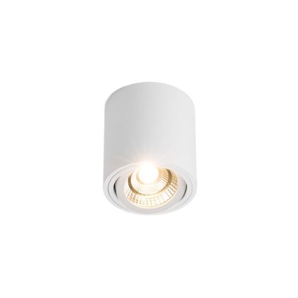 LED2 Roll, bílé stropní válečkové bodové svítidlo, 6W LED 3000K, průměr 9cm