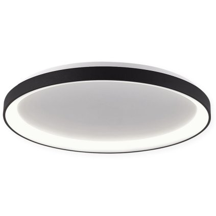 LED2 Bella Slim 78, kruhové stropní svítidlo 60W LED 3000K/4000K stmívatelné DALI, černá, prům. 78cm