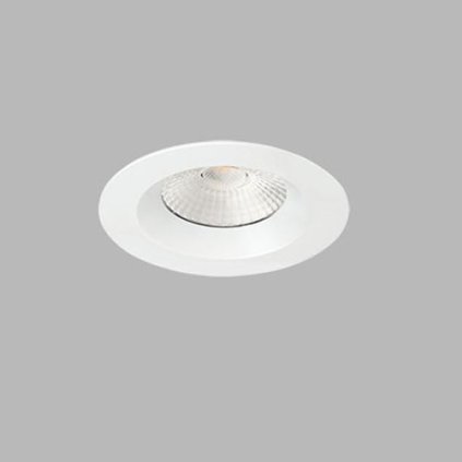LED2 Max 1, venkovní bílá bodovka, 8W 3000K stmívatelná DALI, prům. 8cm, IP65