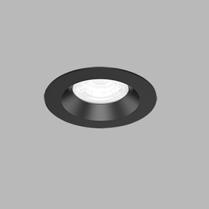 LED2 Max 1, venkovní černá bodovka, 8W 3000K, prům. 8cm, IP65