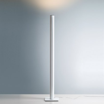 Artemide Ilio, bílá stojací lampa pro nepřímé osvětlení, 39W LED 3000K, 175cm