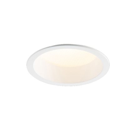 LED2 Zeta Xs, bílé svítidlo pro zapuštění, 10W LED 3000K stmívatelné DALI, prům. 10,3cm, IP44