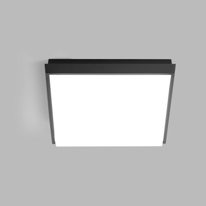 LED2 Quado L, antracitové venkovní čtvercové svítidlo, 25W LED 3000K, 24x24cm, IP54