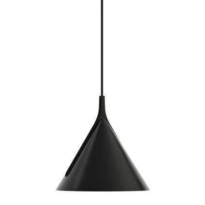 Axolight Jewel mono, černé závěsné svítidlo pro zapuštění, 1x6,5W LED 3000K, prům. 9cm