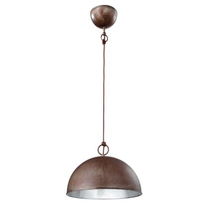 Il Fanale Galileo, závěsné svítidlo železo/stříbrná, 1xE27 max 77W, průměr 40cm