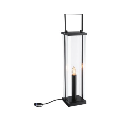 Paulmann Plug&Shine lucerna 1xE14 1900K antracit, výška 56cm