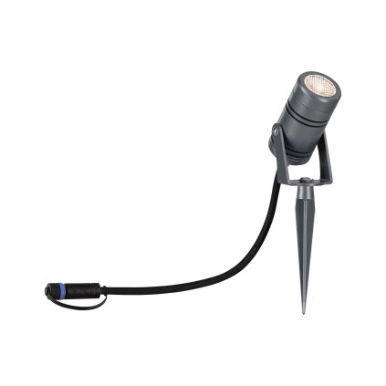 Paulmann Plug&Shine Radon zahradní reflektor LED 11W 3000K, šedá, IP65