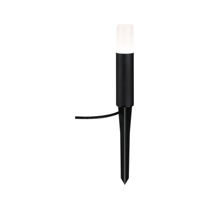 Paulmann Plug&Shine Flarea, vekovní černé sloupkové svítidlo LED 3,6W 3000K, výška 20cm , IP65