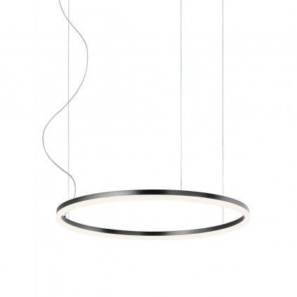 39432 3 redo orbit direct zavesne kruhove svitidlo 42w led 3000k cerna prum 60cm