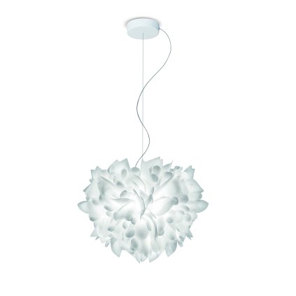Slamp Veli Foliage Large, závěsné designové svítidlo s čirým kabelem, 4x12W E27, prům. 55cm