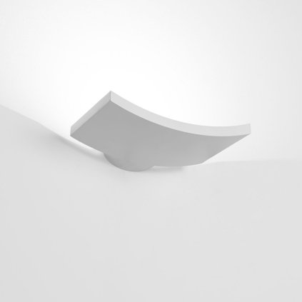 Artemide Microsurf White, nástěnné svítidlo pro nepřímé osvětelní, 25W LED 3000K, šířka 20cm