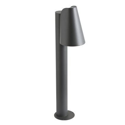 Redo Alvar, antracitové venkovní ​​sloupkové svítidlo, 1xGU10 max 35W, výška 80cm, IP44