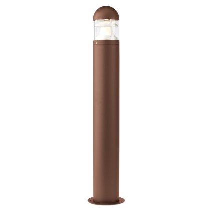 Redo Argo, rezavohnědé venkovní ​​sloupkové svítidlo, 1xE27 max 42W, výška 90cm, IP54