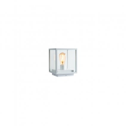 62238 1 redo vitra bila venkovni lampa 1xe27 max 15w vyska 24 5cm ip54