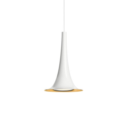 Axolight Nafir 1, designové závěsné svítidlo, 1x7,5W LED, bílá/zlatá