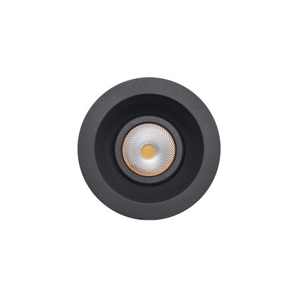 Redo Xeno, venkovní zápustné svítidlo LED 10W 3000K, antracit, průměr 11,5cm, IP65