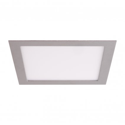 Mivvy Slim, šedý LED panel na strop, 25W LED 4000K stmívatelné DALI, 24x24cm, IP44