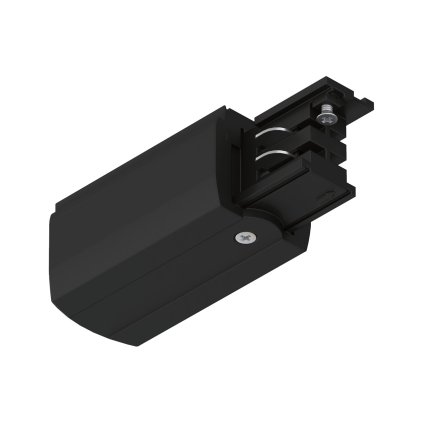 Paulmann ProRail3, černý pravý napájecí díl, délka 9,9cm