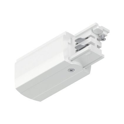 Paulmann ProRail3, bílý levý napájecí díl, délka 9,9cm