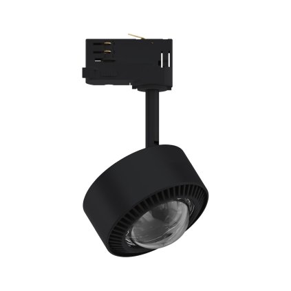 Paulmann ProRail3 Aldan, černý reflektor, 8,5W LED 4000K stmívatelný, průměr 9,8cm