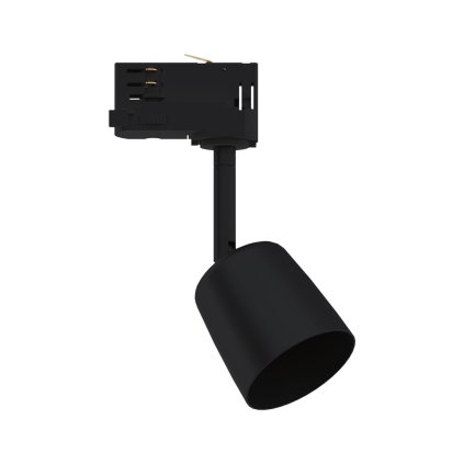 Paulmann ProRail3 Cover, černý reflektor, 1x10W LED GU10, prům. 6,6cm