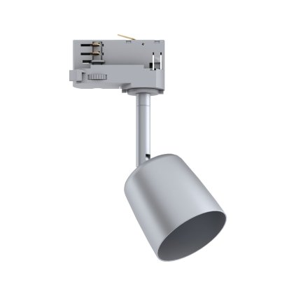 Paulmann ProRail3 Cover, stříbrný reflektor, 1x10W LED GU10, prům. 6,6cm