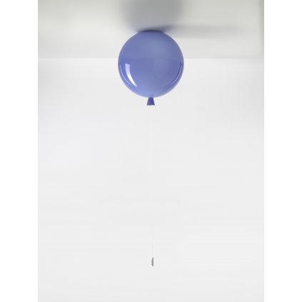 6708 7 brokis memory stropni svitici balonek z modreho skla 1x15w e27 prum 30cm