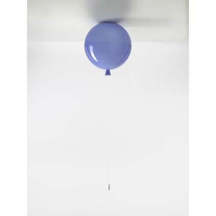 Brokis Memory, stropní svítící balonek z modrého skla, 1x15W E27, prům. 30cm