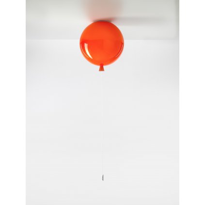 6726 7 brokis memory stropni svitici balonek z oranzoveho skla 1x15w e27 prum 30cm